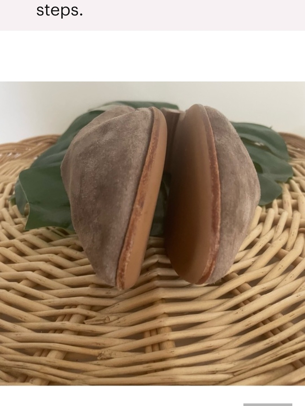 Jeffrey Campbell Jordan Taupe Suede Flat Loafers Shoes size 8.5 - Picture 4 of 6